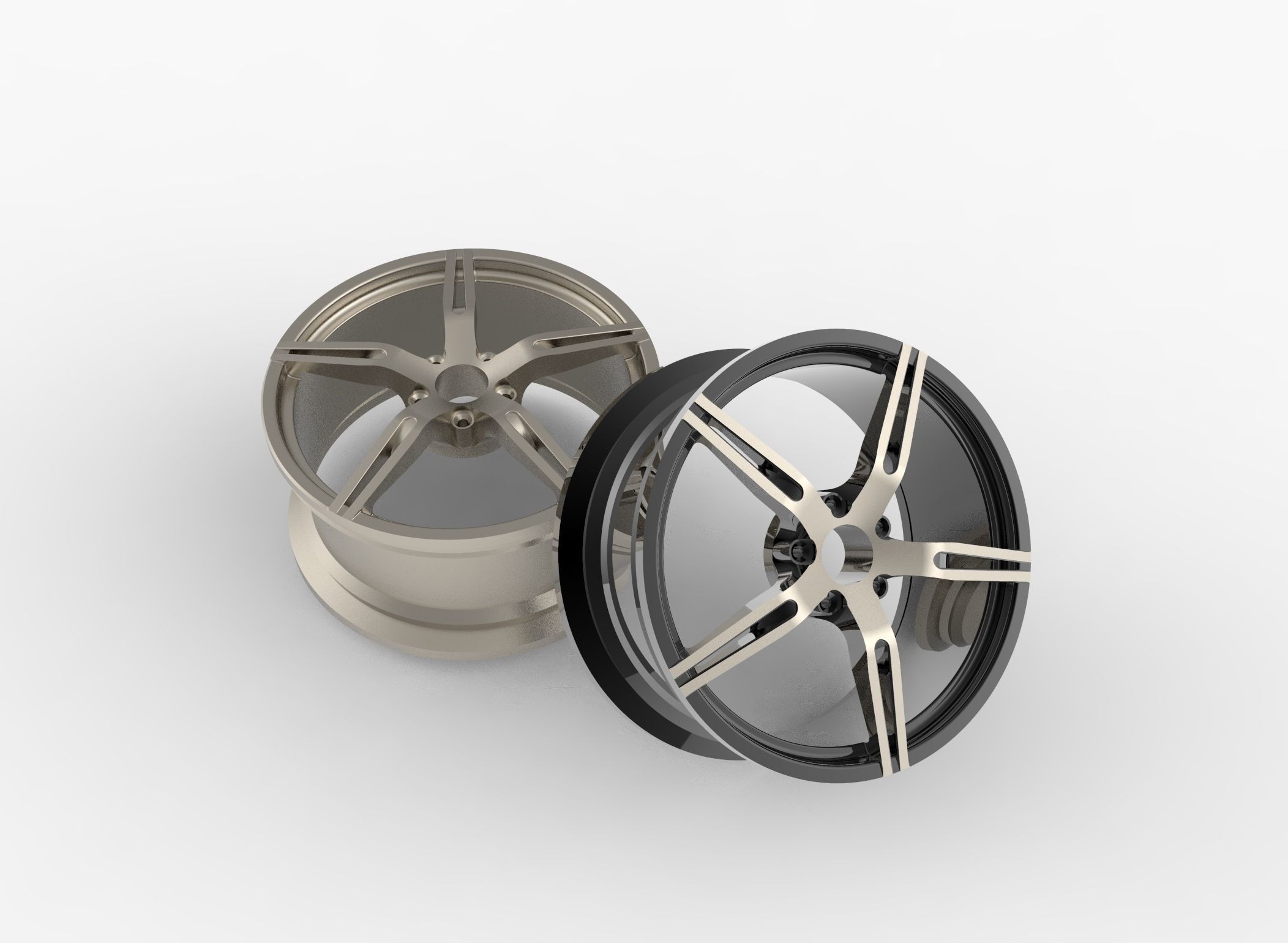 Custom rims 3D print model_6
