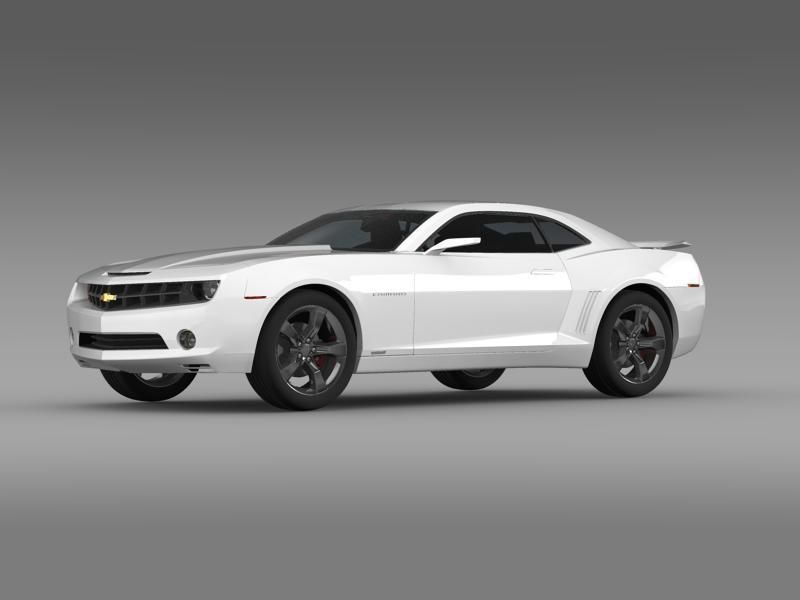 Chevrolet Camaro Concept 2008 3D model_18
