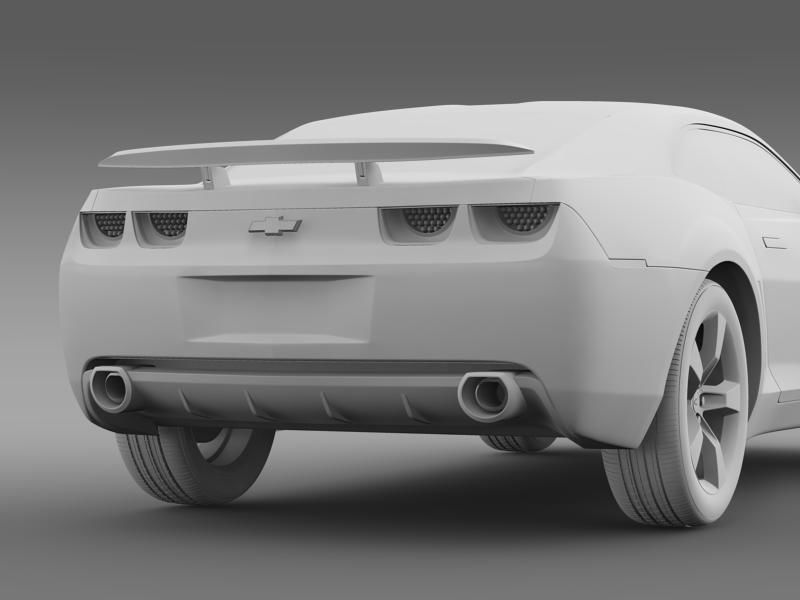 Chevrolet Camaro Concept 2008 3D model_8