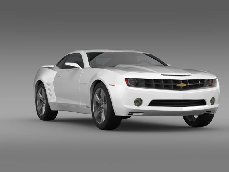 Chevrolet Camaro Concept 2008 3D model_3