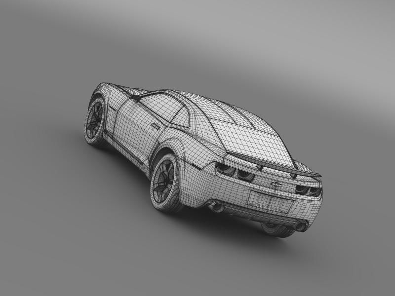 Chevrolet Camaro Concept 2008 3D model_16