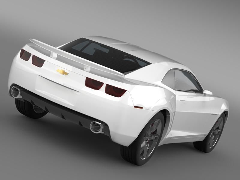 Chevrolet Camaro Concept 2008 3D model_5