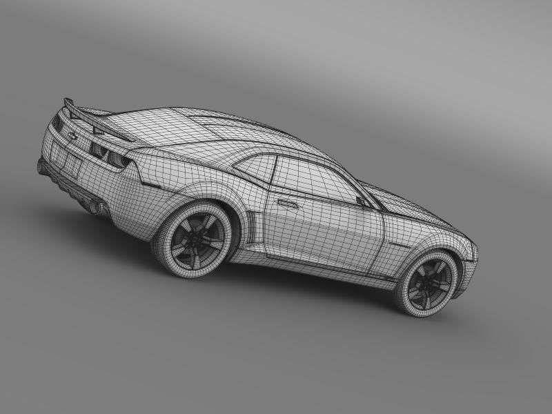 Chevrolet Camaro Concept 2008 3D model_12