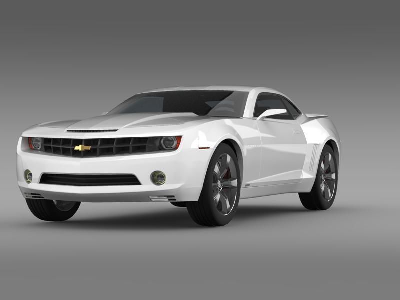 Chevrolet Camaro Concept 2008 3D model_11