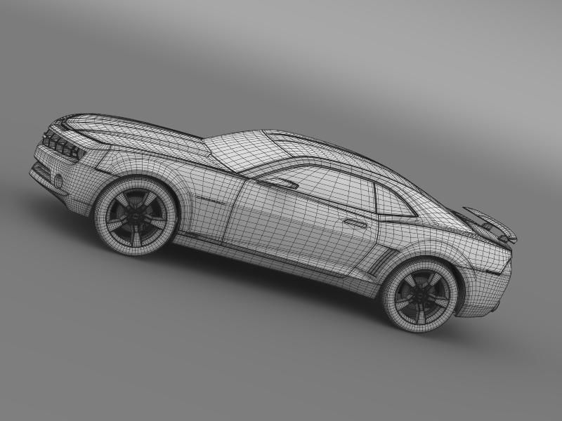 Chevrolet Camaro Concept 2008 3D model_14