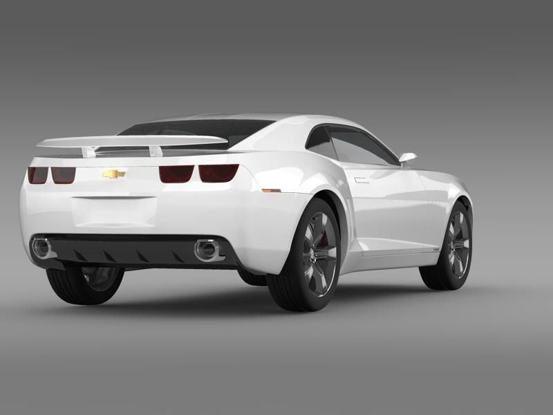 Chevrolet Camaro Concept 2008 3D model_23