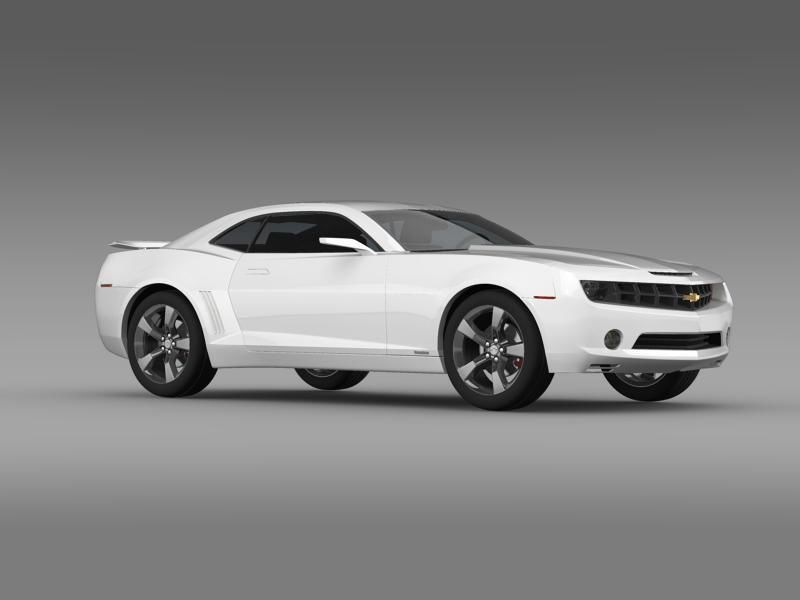Chevrolet Camaro Concept 2008 3D model_2