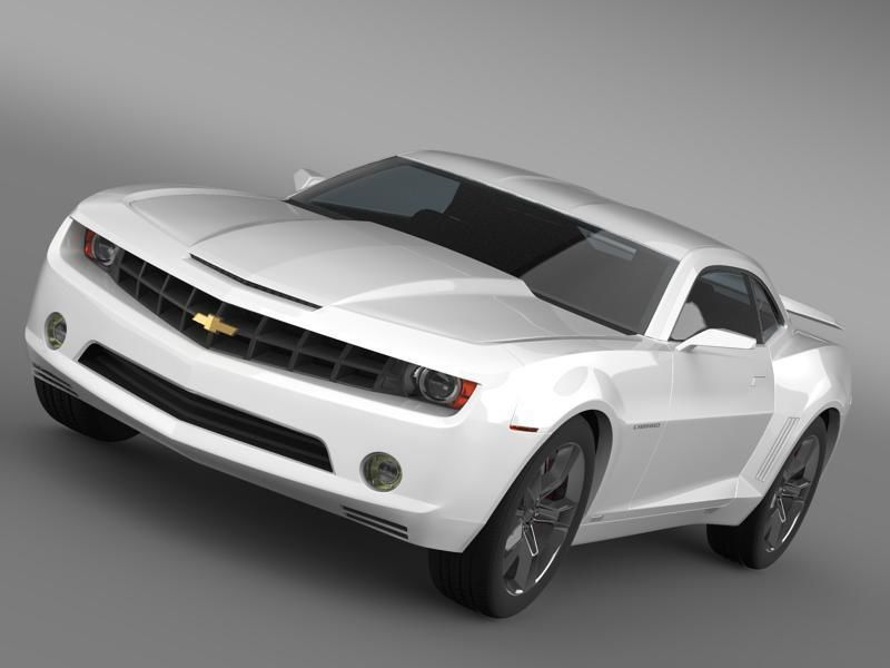 Chevrolet Camaro Concept 2008 3D model_4