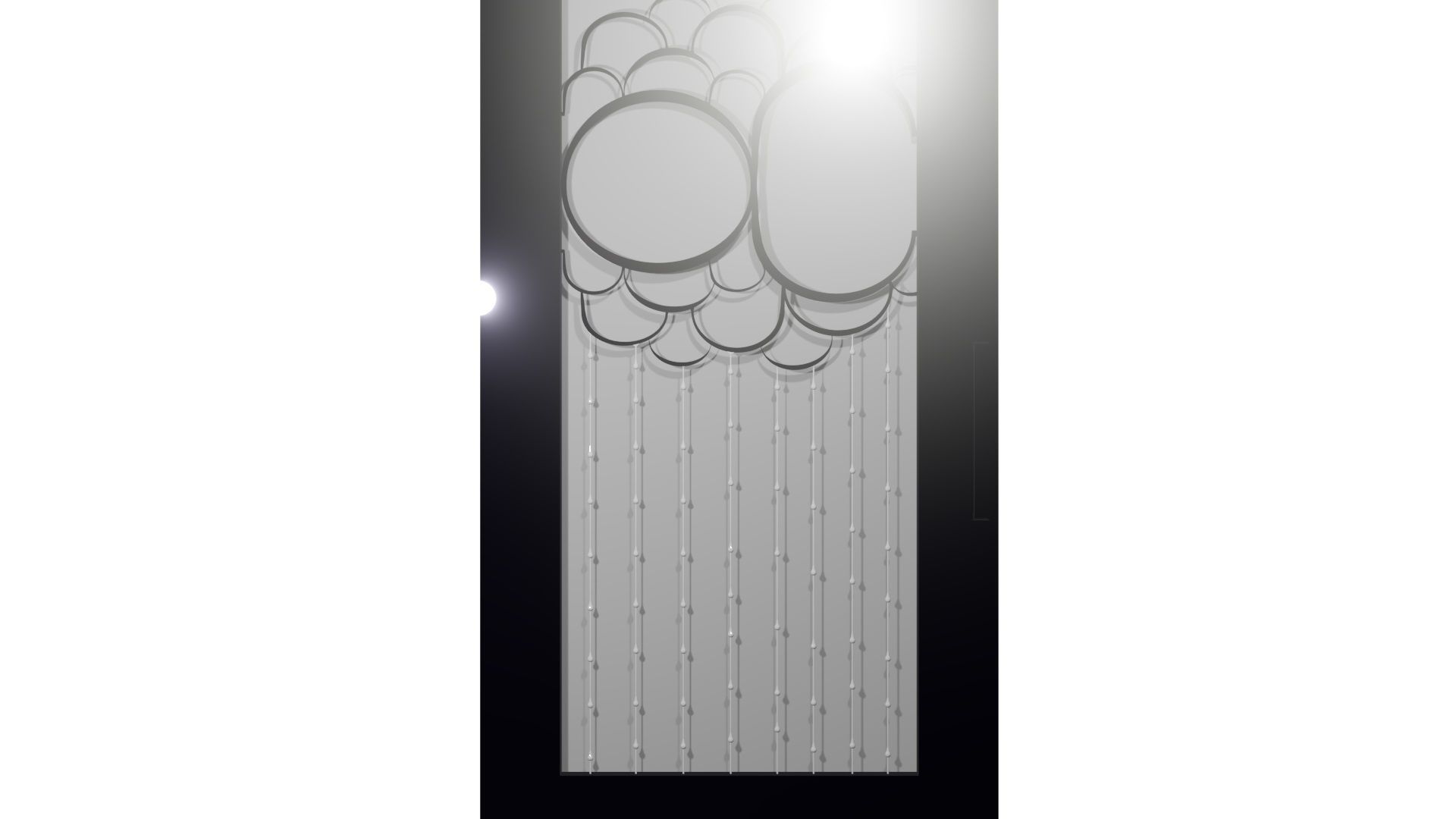 Rain Door 3D model_3