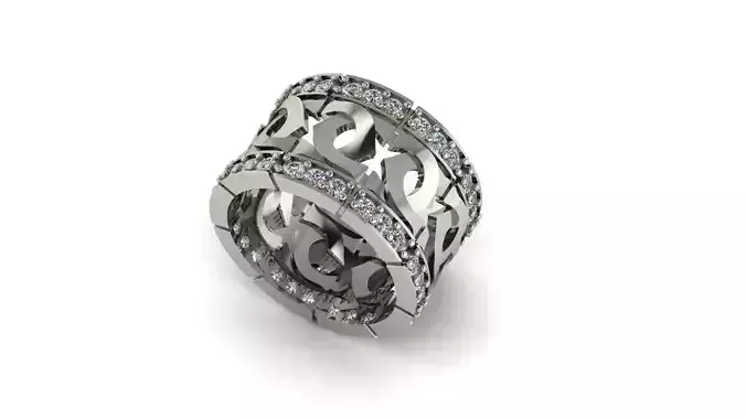 RIING ring gold with diamonds