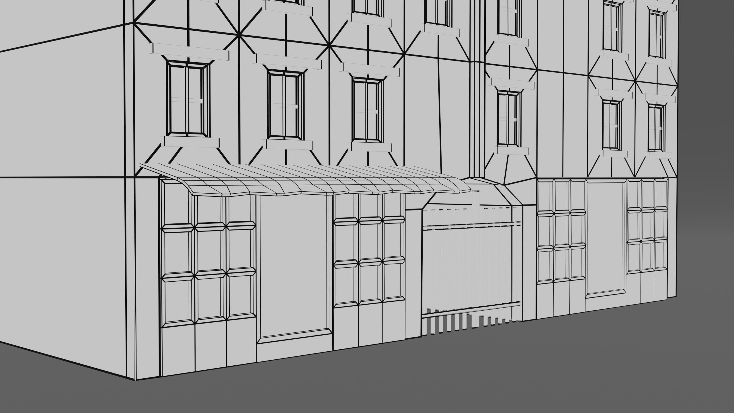 English Building 3D model_15