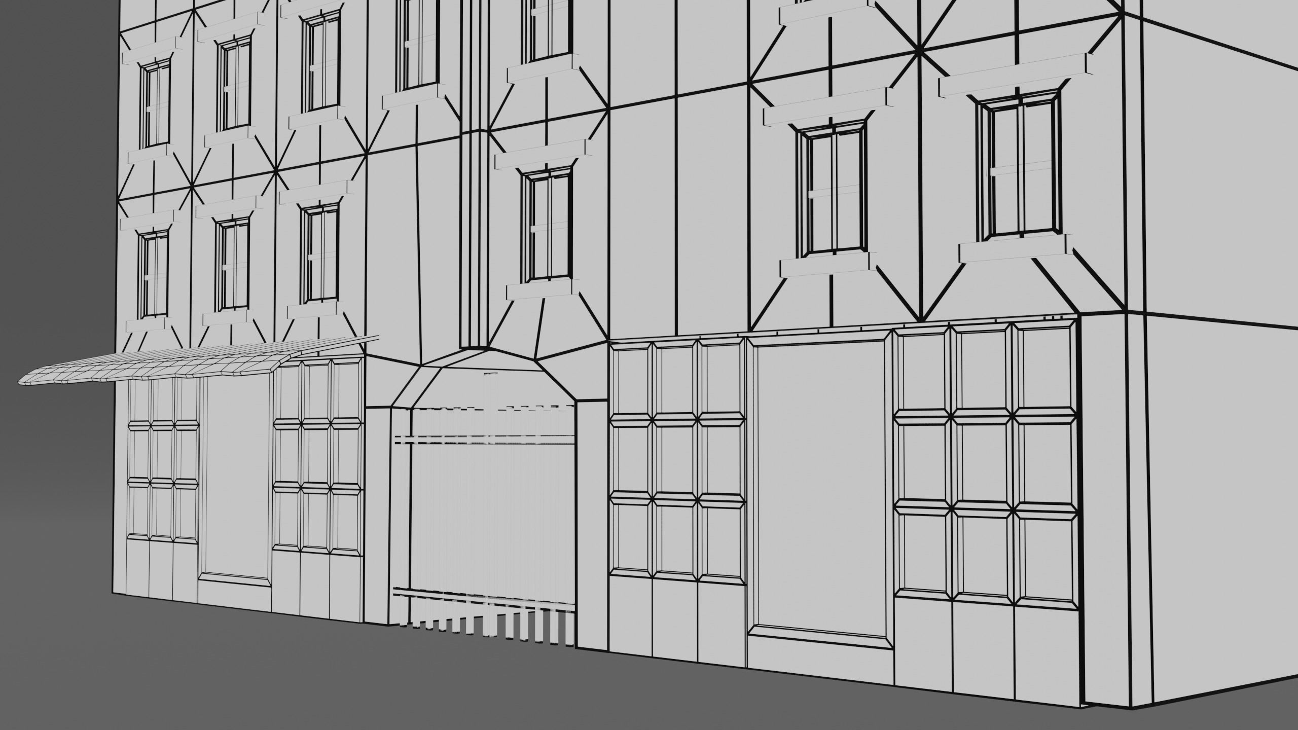 English Building 3D model_14