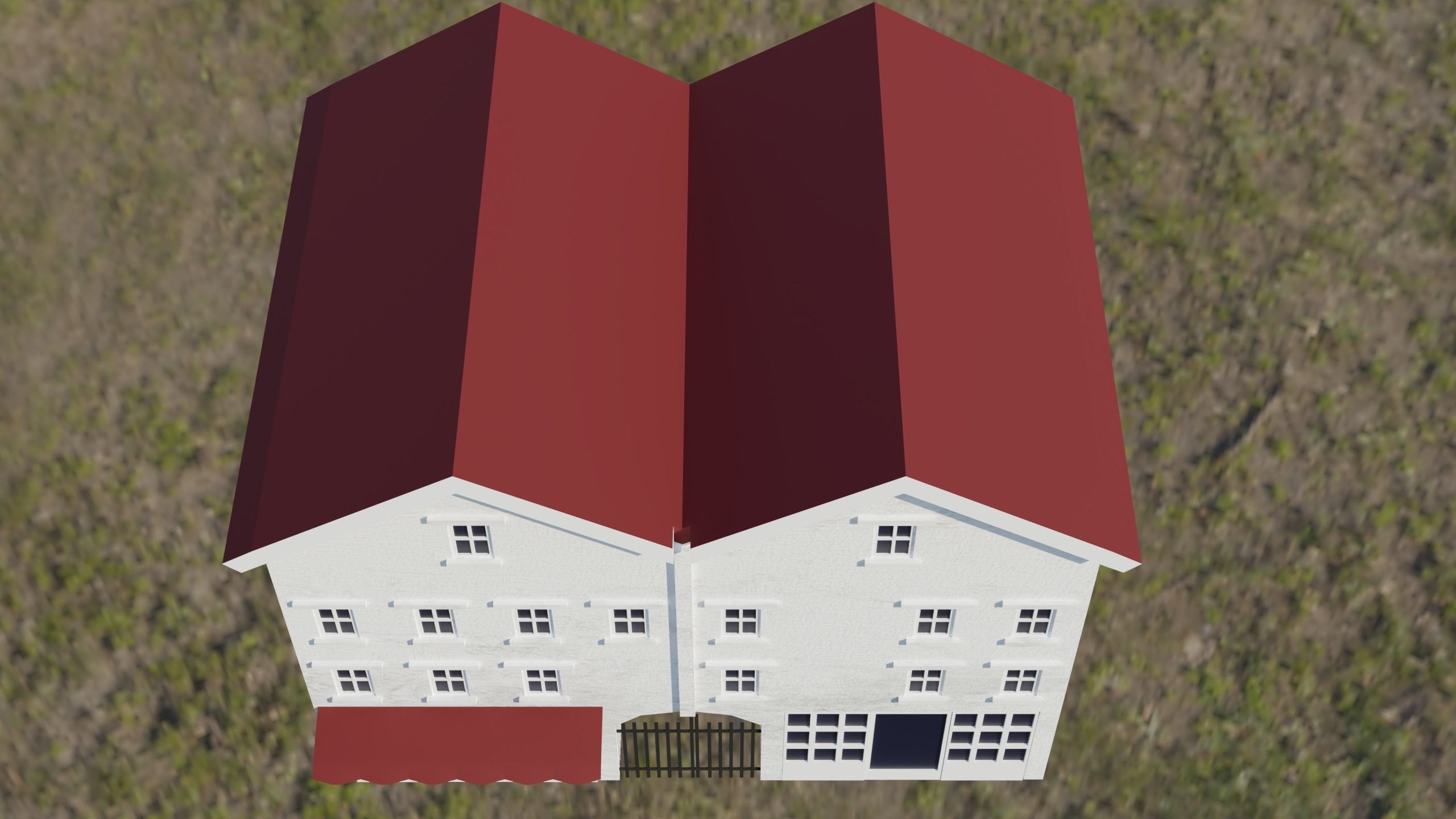 English Building 3D model_9