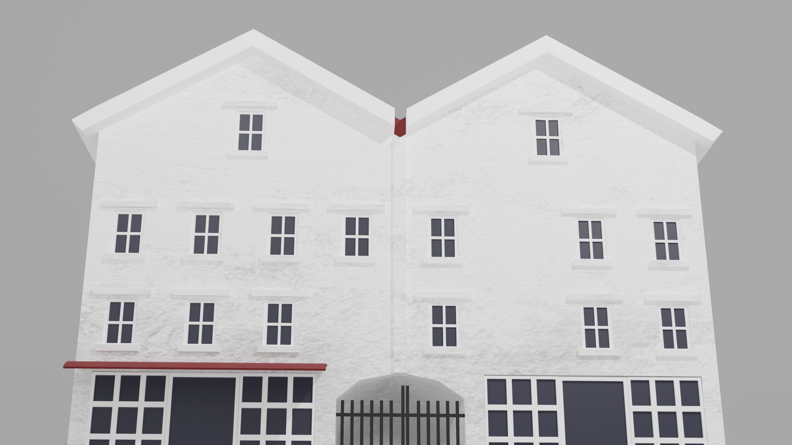 English Building 3D model_4