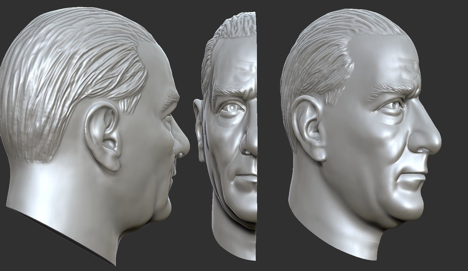 Gazi Mustafa Kemal Ataturk 3D print model_5