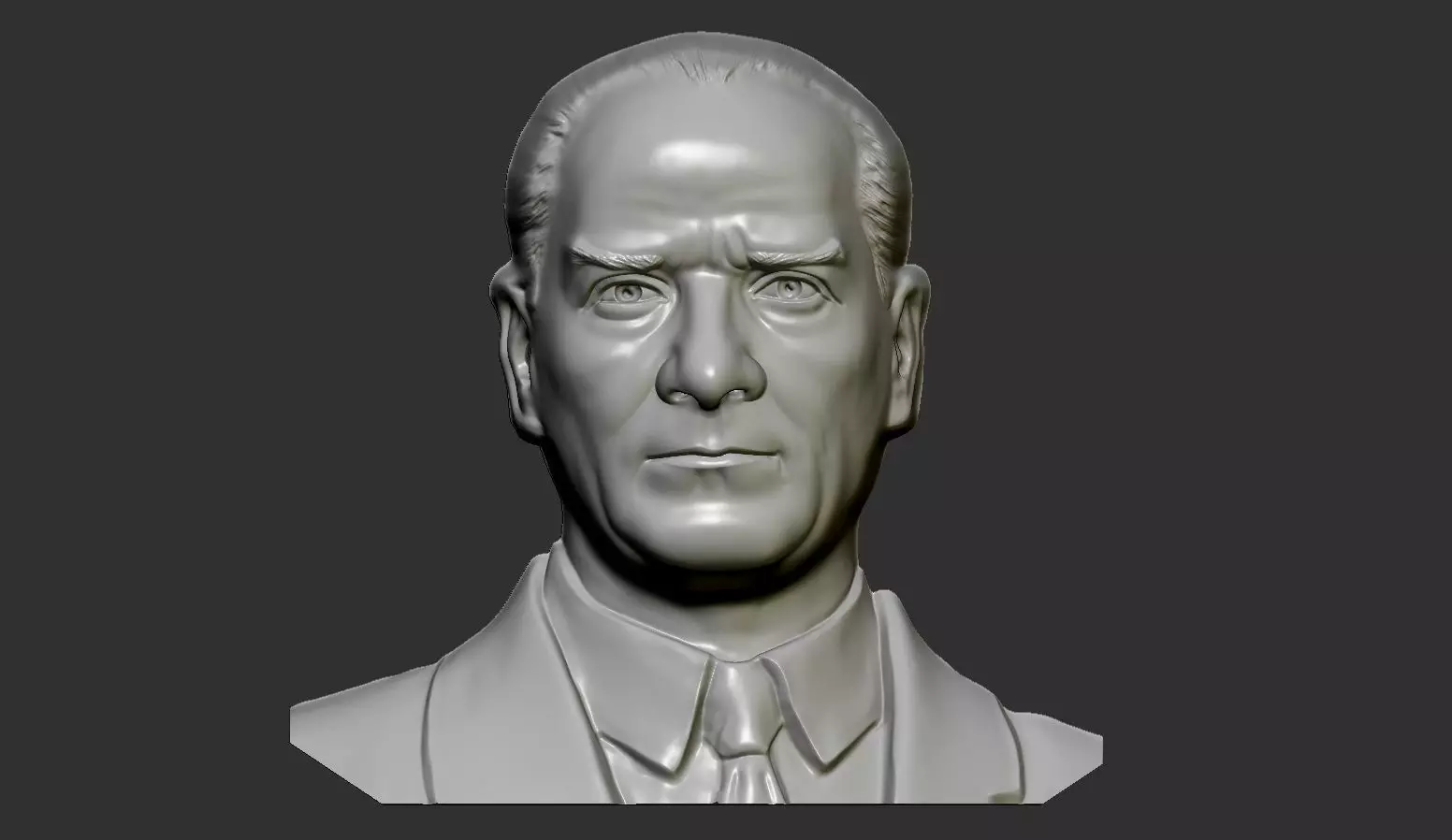 Gazi Mustafa Kemal Ataturk 3D print model_0
