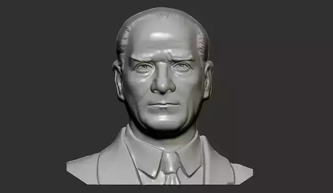 Gazi Mustafa Kemal Ataturk 3D print model