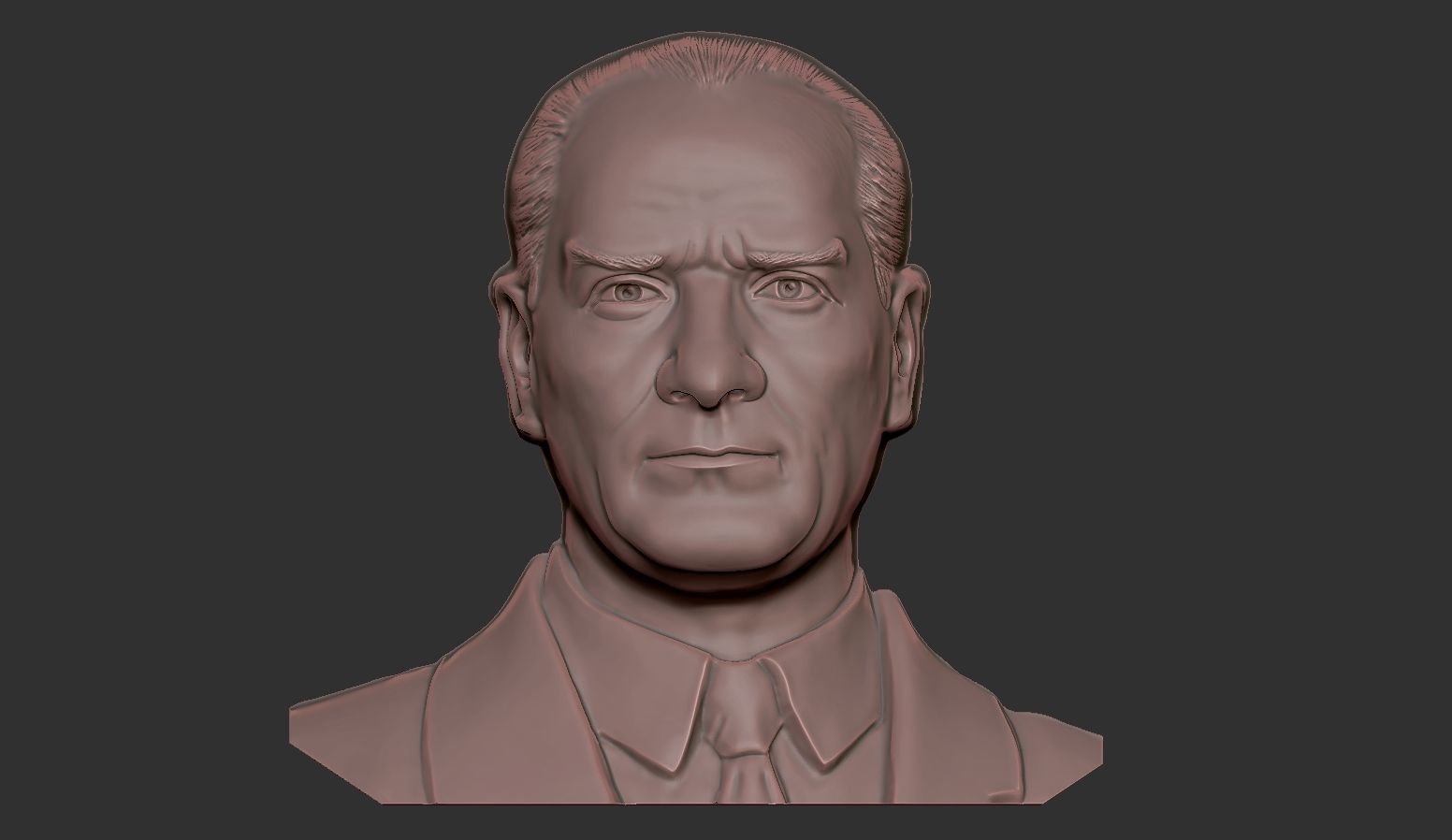Gazi Mustafa Kemal Ataturk 3D print model_1