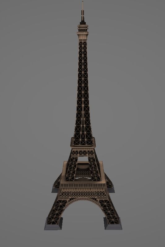 torre eiffel 3D 3D print model_1