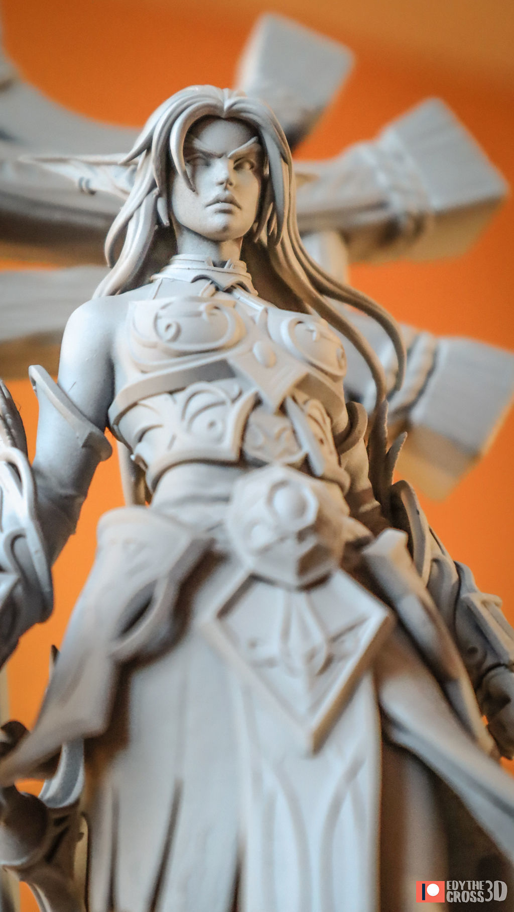 Tyrande Whisperwind - World of Warcraft 3D print model_9