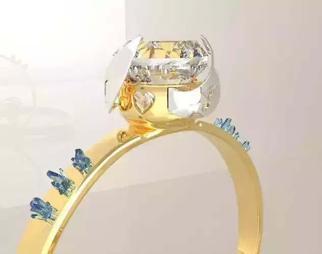 queen ring 3D model