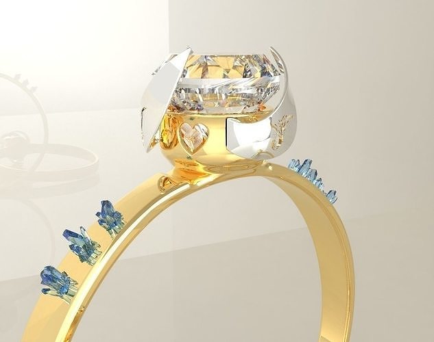 queen ring 3D model