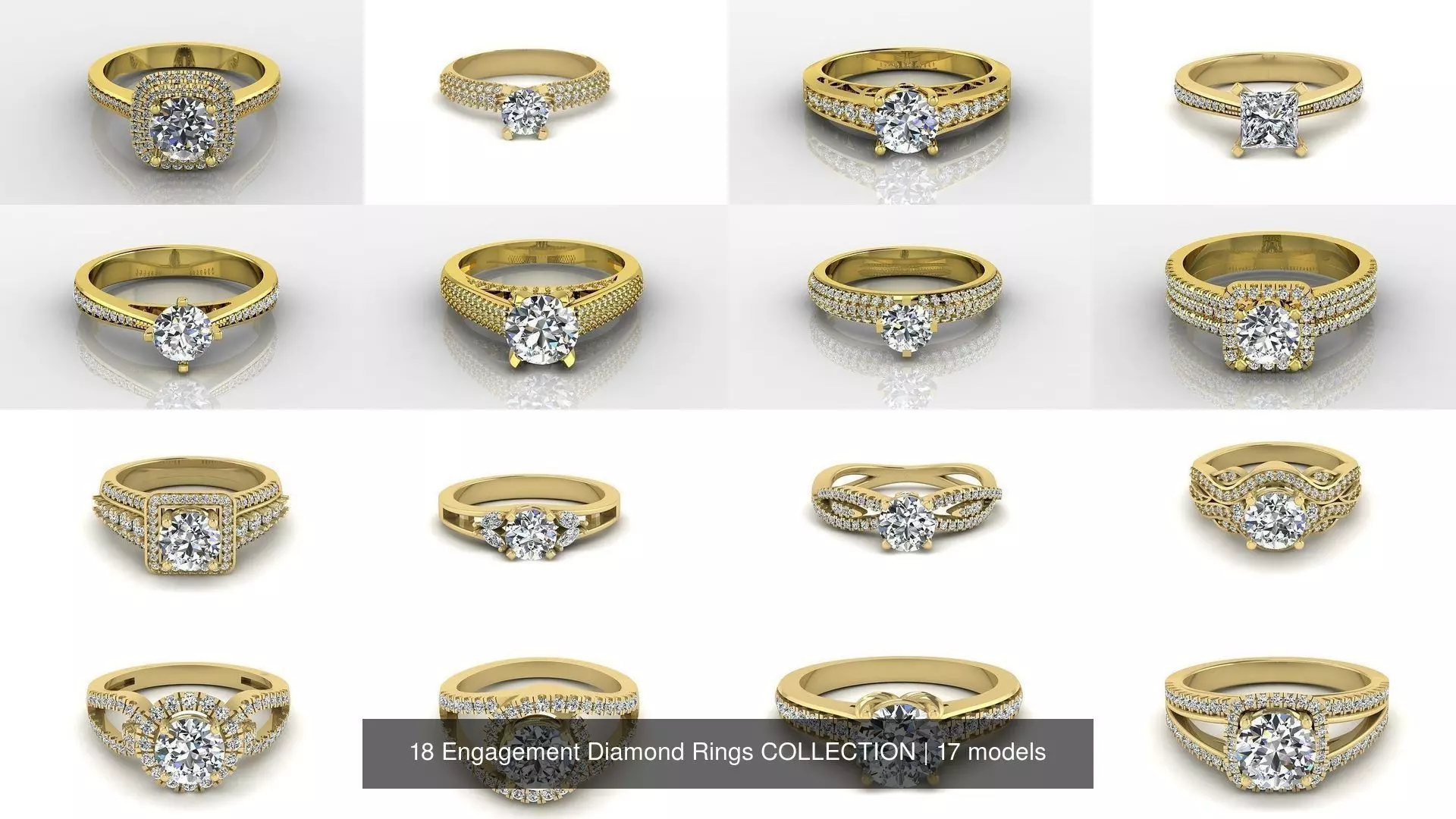 18 Engagement Diamond Rings COLLECTION _2