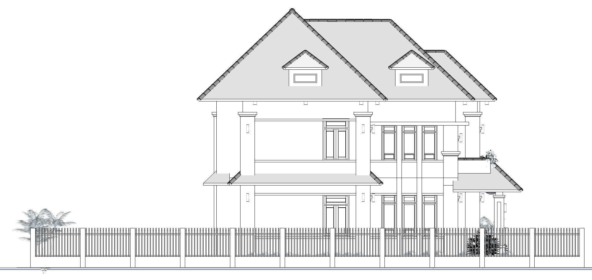 P185-Sketchup 1001 - House  3D model_17