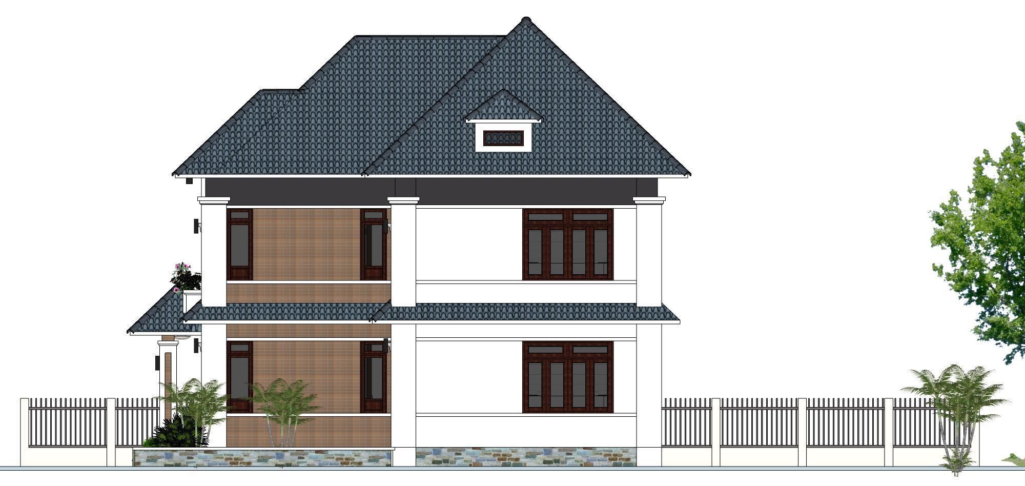 P185-Sketchup 1001 - House  3D model_5