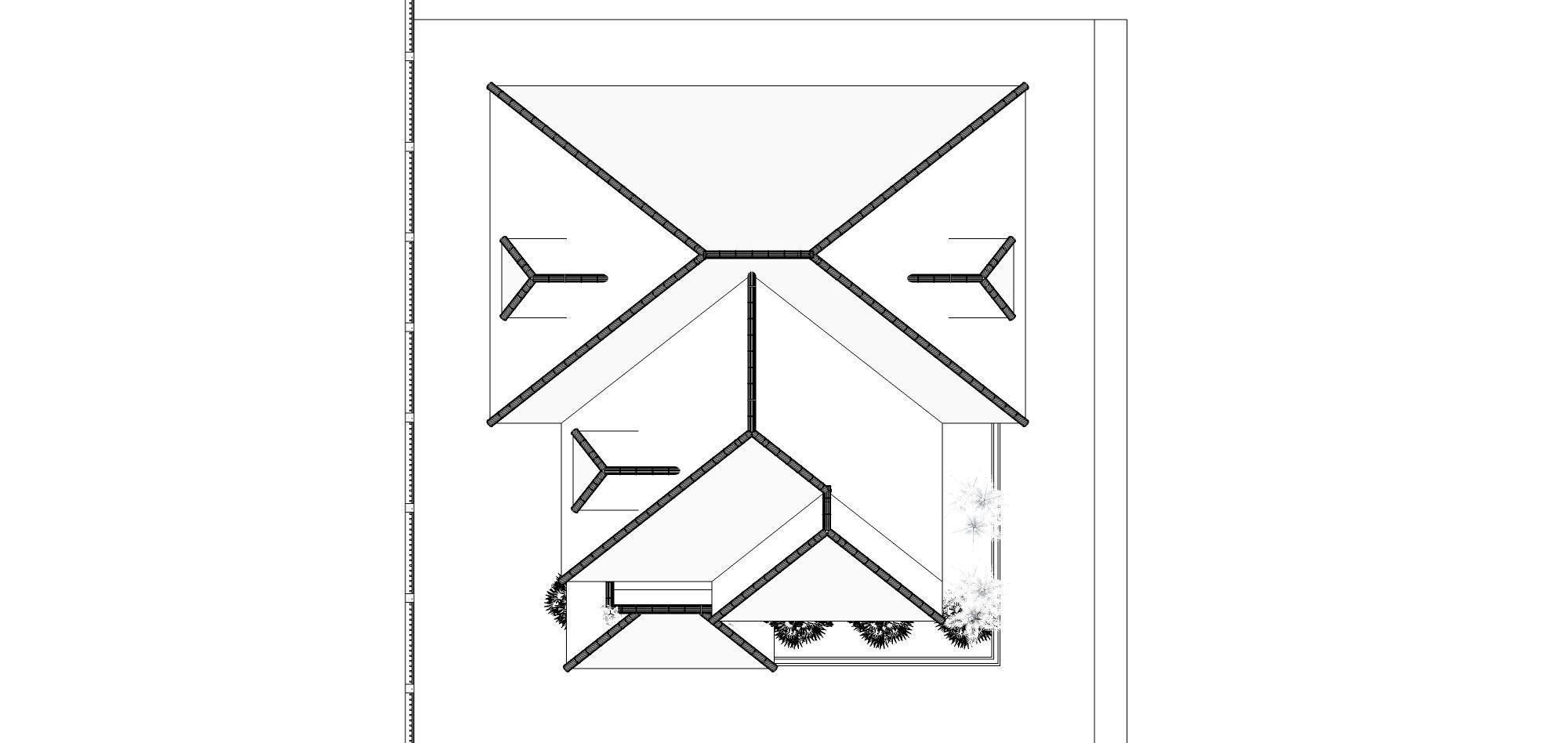 P185-Sketchup 1001 - House  3D model_13