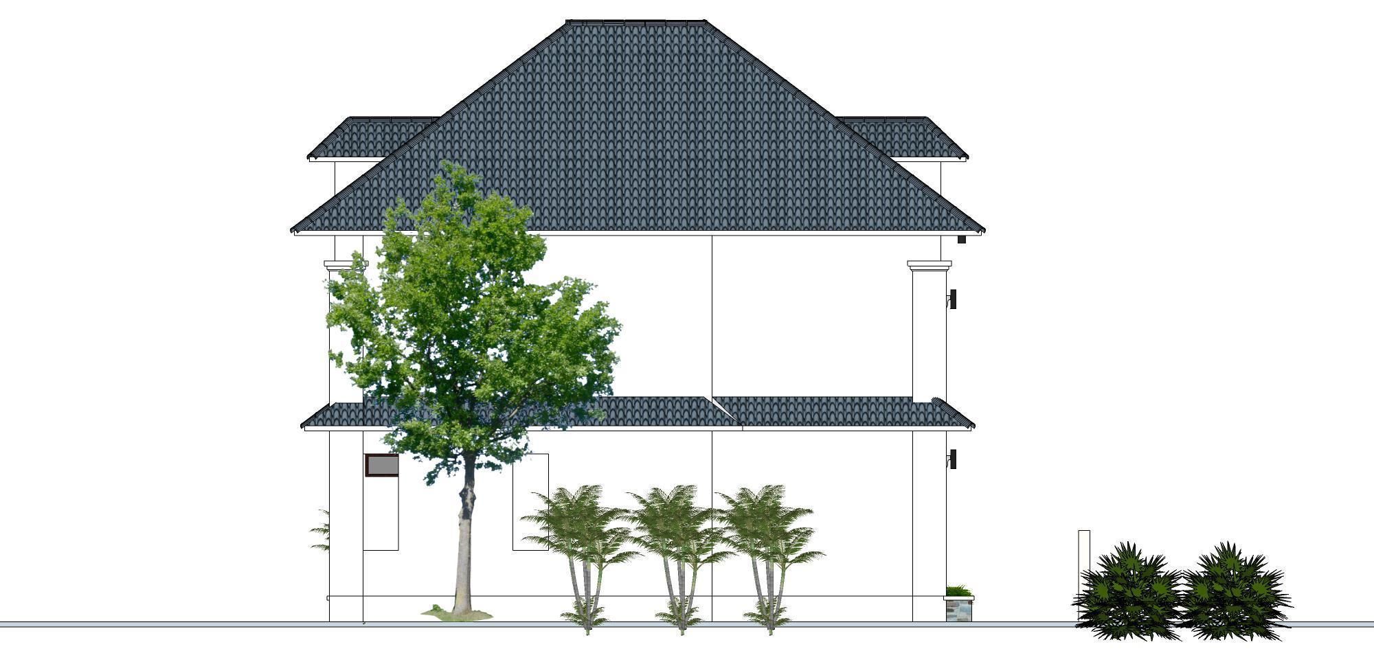 P185-Sketchup 1001 - House  3D model_6