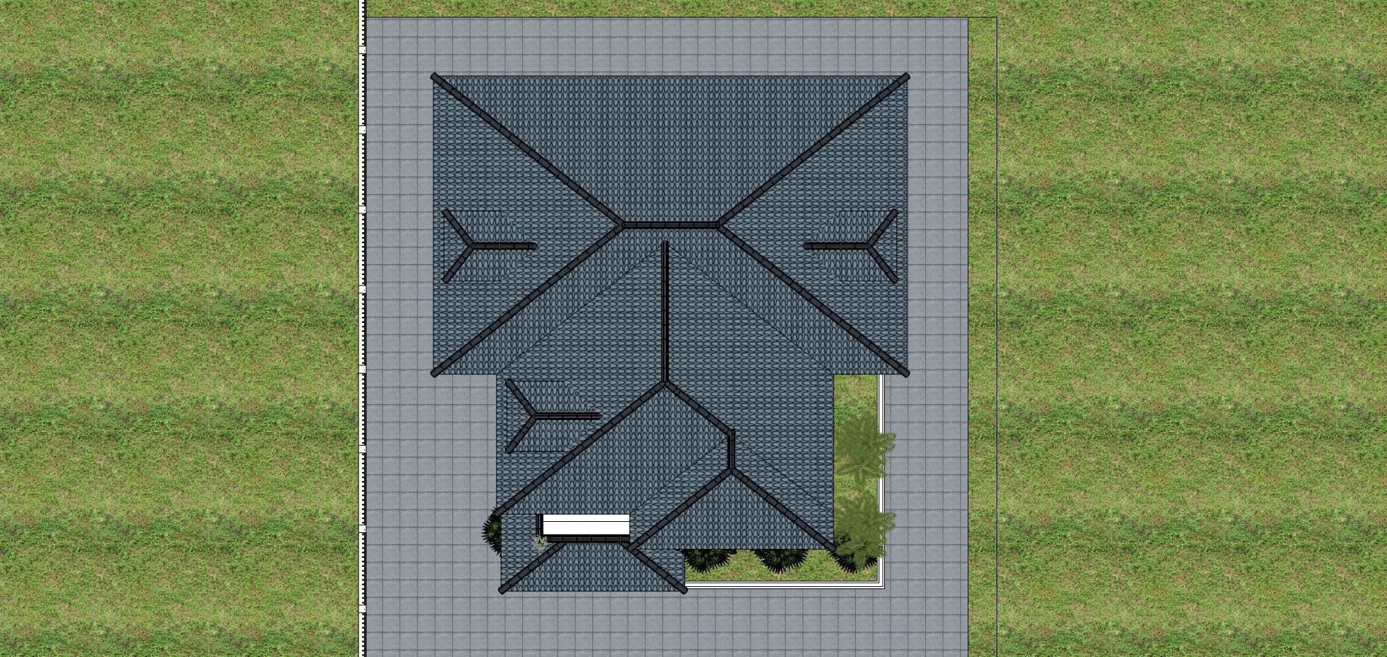 P185-Sketchup 1001 - House  3D model_3