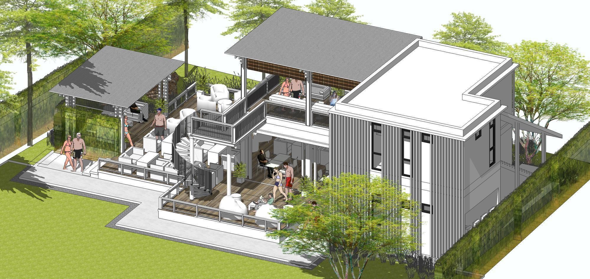 Sketchup 1002 - House  3D model_7