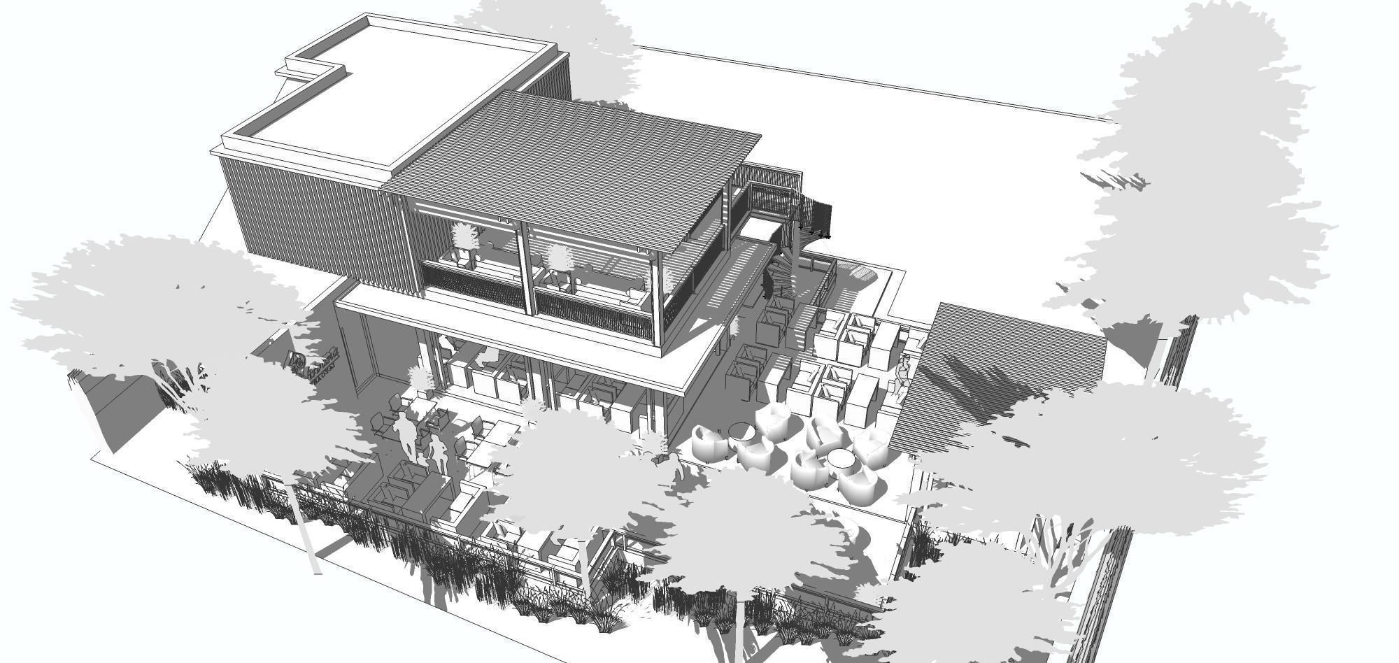 Sketchup 1002 - House  3D model_16