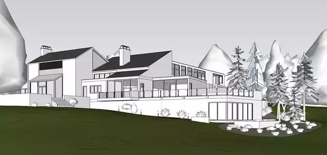 Sketchup 1003 - House 3D model