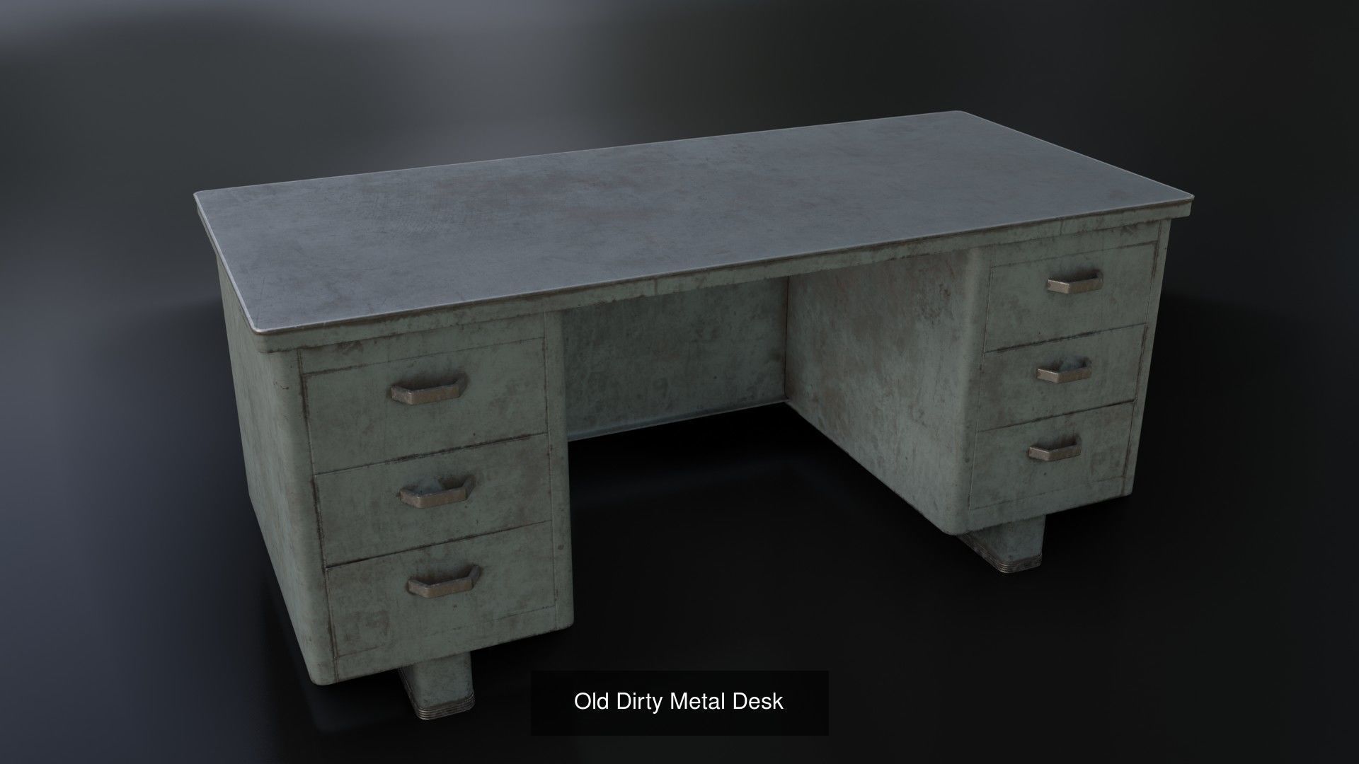 Old Office pack 3D Model Collection_3