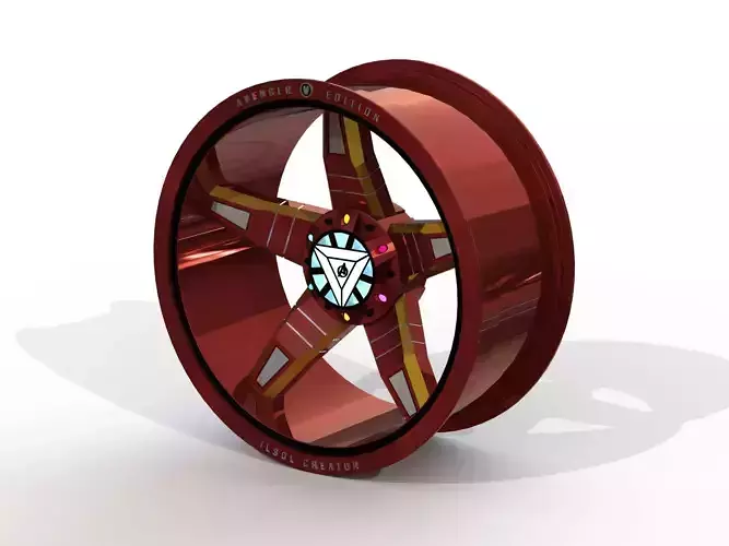 Rim for 3D printing - size 20x9 - Marvel Edition - Ironman