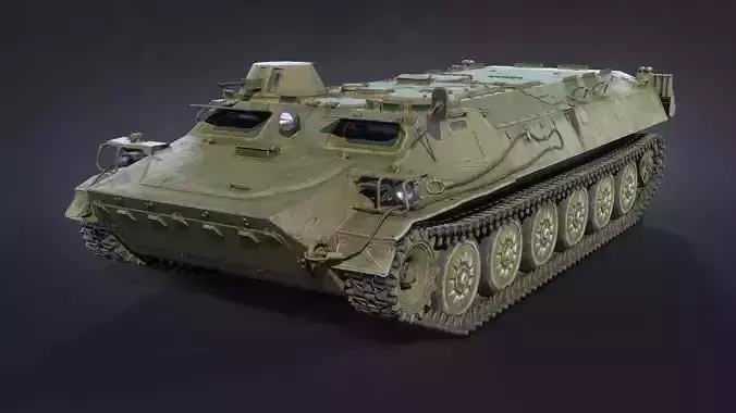 MT-LB Armored Tracked Vehicle