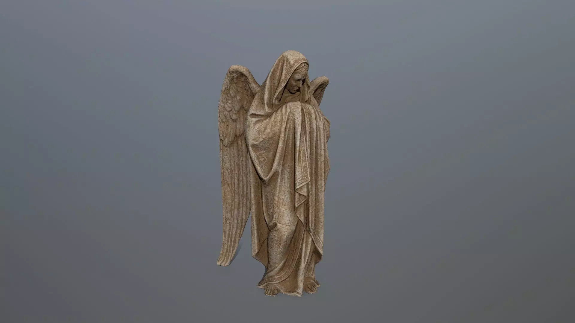 greek statue 1 Low-poly 3D model