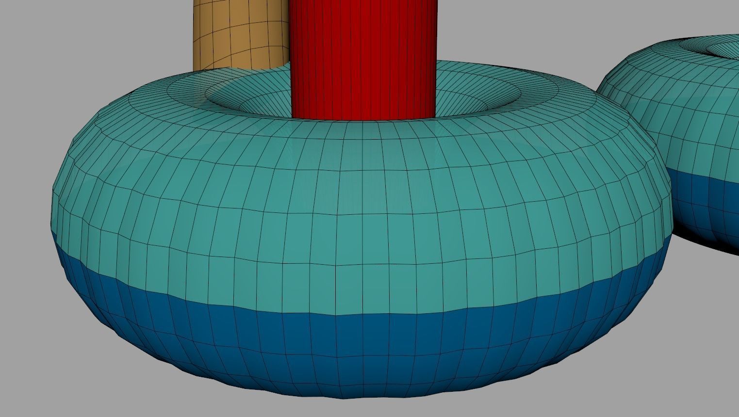 Inflatable Palm Island Drink Holder 3D model_14