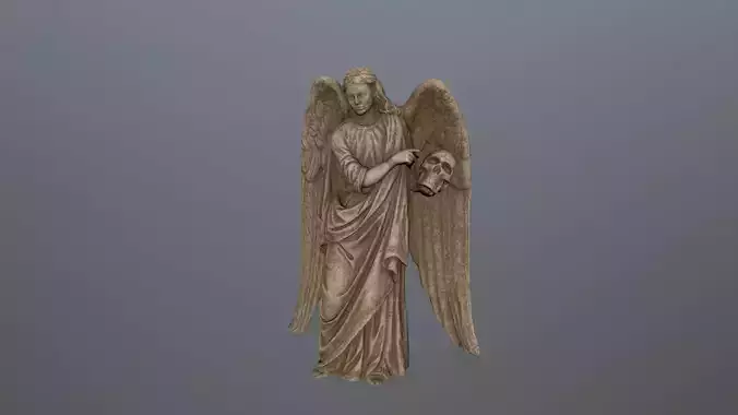 greek statue 3 Low-poly 3D model