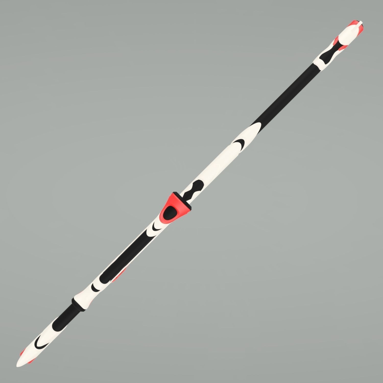 Helluva boss Striker Carmine crafted blessing tip Sniper rifle 3D print model_4