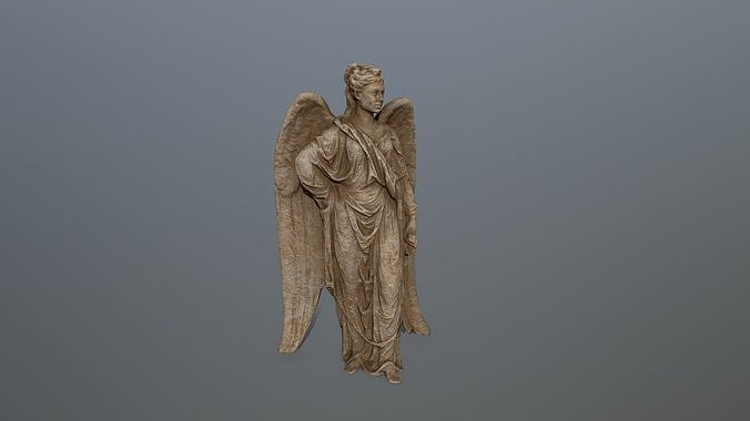 greek statue Low-poly 3D model
