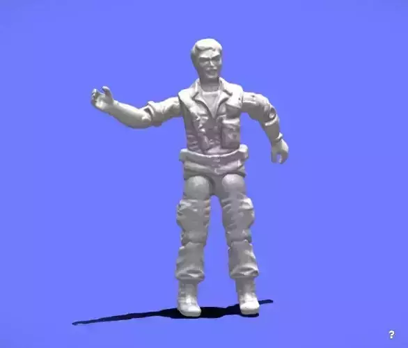 80s GI-JOE Footloose - 3D SCAN