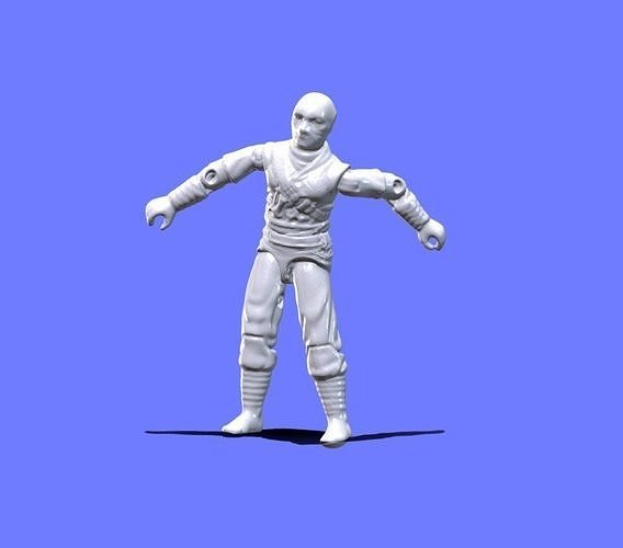 80s GI-JOE STORM-SHADOW - 3D SCAN 3D print model