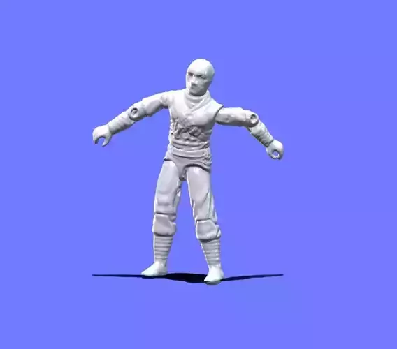 80s GI-JOE STORM-SHADOW - 3D SCAN