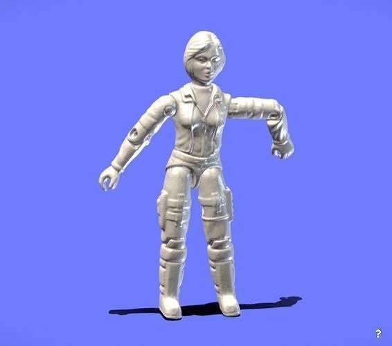 80s GI-JOE Scarlet - 3D SCAN 3D print model