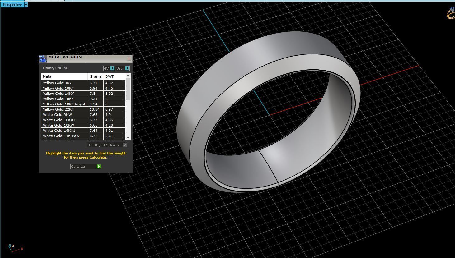 Wedding Band Men 3D print model_5