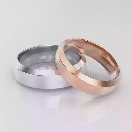 Wedding Band Men 3D print model
