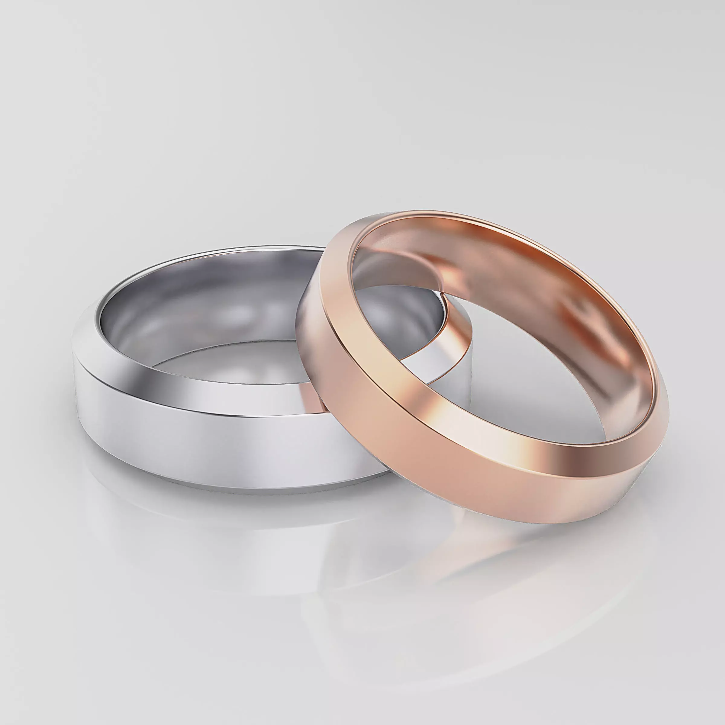 Wedding Band Men 3D print model_0